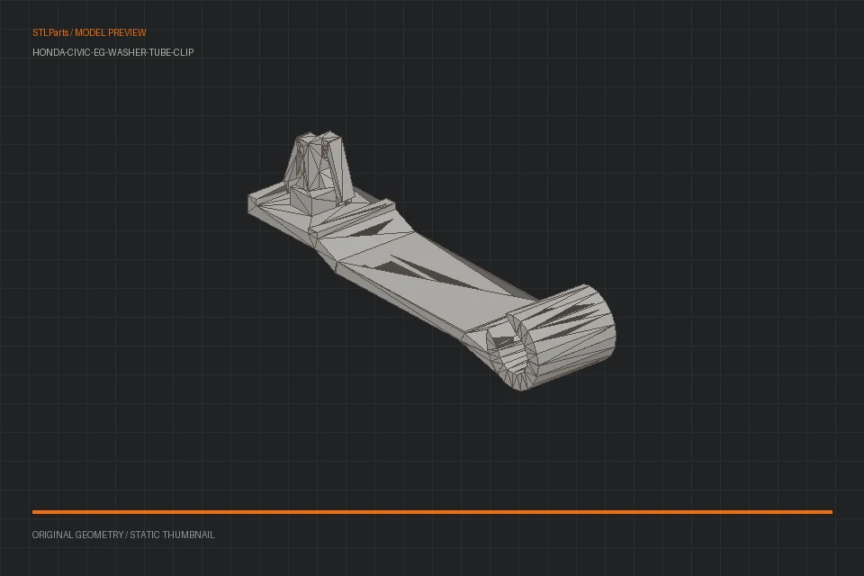 Honda Civic EG Washer Tube Clip thumbnail